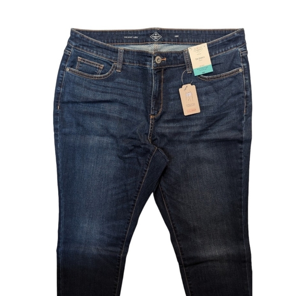 St John's Bay Skinny Mid Rise Jeans | Size 18W - Picture 2 of 7